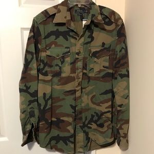 Polo button down shirt NWT